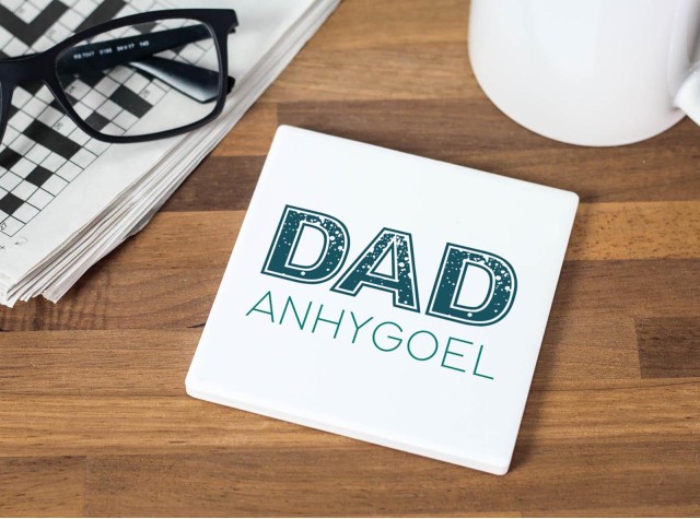 Dad Anhygoel Ceramic Coaster